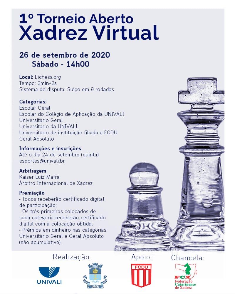 Campeonato Catarinense Virtual de Xadrez